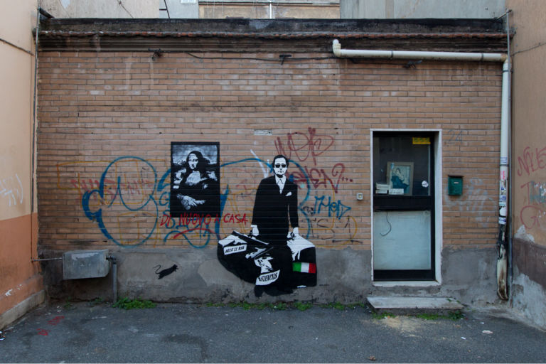 Blek le Rat a Roma - photo ® Blind Eye Factory