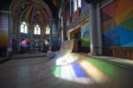 DSC0856 768x512 E una chiesa abbandonata diventa skate park, affrescata dallo street artist madrileno Okuda