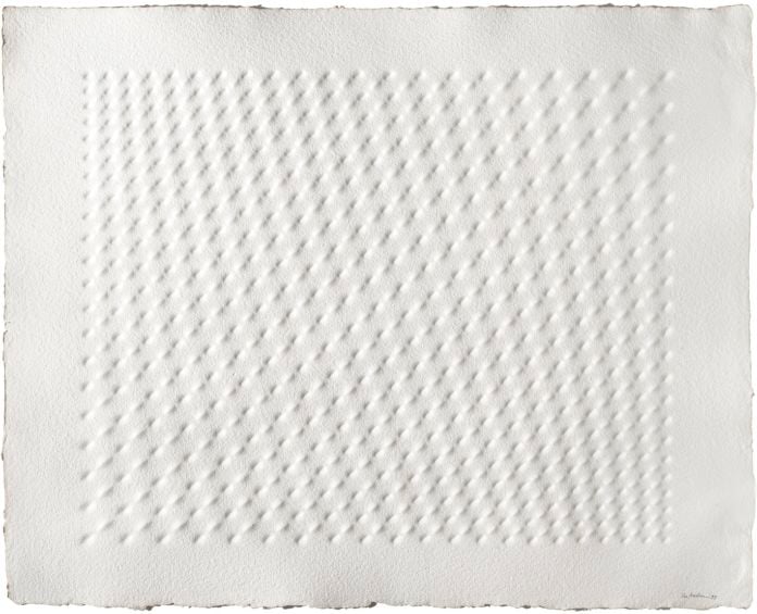 Enrico Castellani, Senza titolo, 1988
