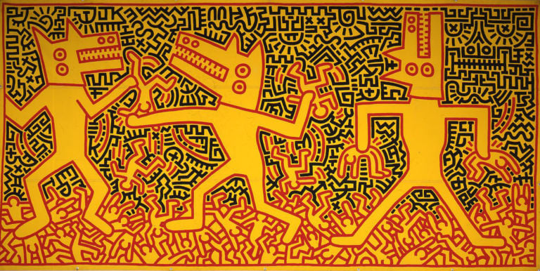 Keith Haring, Senza titolo – Terrae Motus, Reggia di Caserta