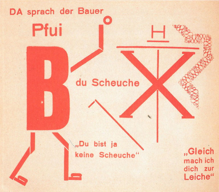 Kurt Schwitters - Käte Steinitz - Theo van Doesburg, Die Scheuche, 1925