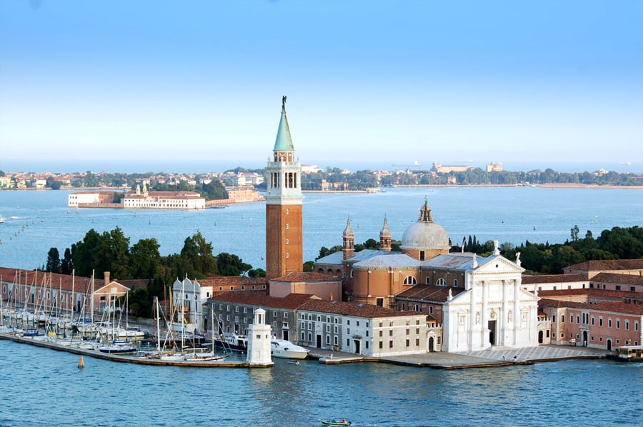 L'Isola di San Giorgio Maggiore, sede della Fondazione Cini