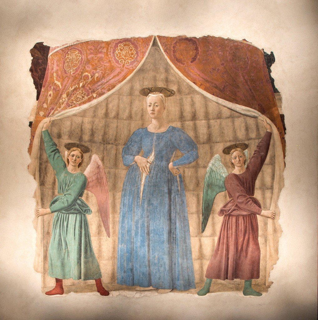 Dalla chiesa al museo e ritorno: la storia della Madonna del Parto di Piero della Francesca