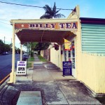 La struttura Billy Tea’s timber nel quartiere di West End, Brisbane