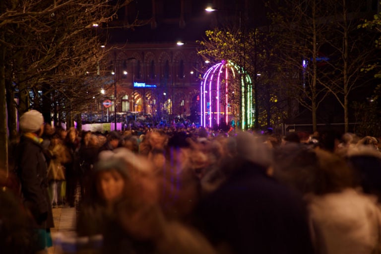 Lumiere London foto Mario Bucolo 35 L’abbazia di Westminster in technicolor. Londra capitale anche della light art, con 30 spettacolari installazioni per il festival Lumiere: ecco immagini e video