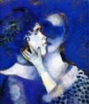Marc Chagall, Gli Amanti in Blu, 1914 - Collezione privata