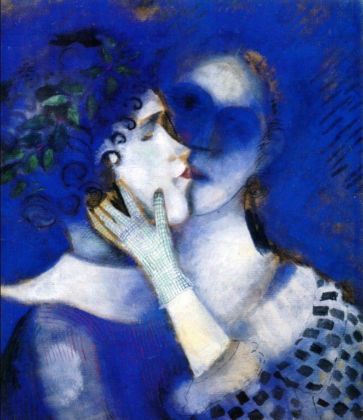 Marc Chagall, Gli Amanti in Blu, 1914 - Collezione privata