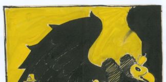 Mario Sironi, Il gigante e il pigmeo - Popolo d'Italia