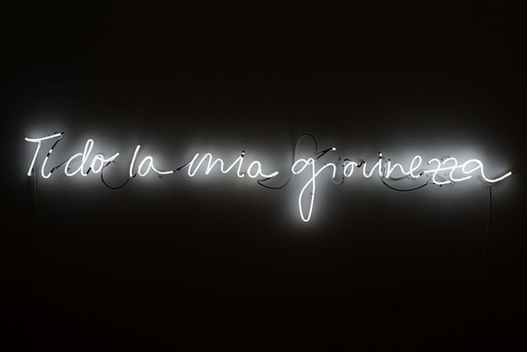 Mircea Cantor, Ti do la mia giovinezza, 2014, courtesy Magazzino, Roma