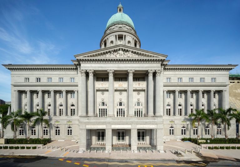 National Gallery, Singapore - Facade of former Supreme Court - photo Darren Soh