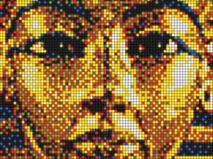 Pixel Art agli Uffizi e al Museo Egizio. Edizione Speciale Musei per i celebri chiodini di Quercetti. Il classico gioco di composizione s’ispira ai puntinisti di fine ‘800