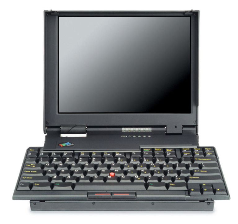 Richard Sapper con Sam Lucente e John Karidis, ThinkPad 701, 1996 - prod. IBM