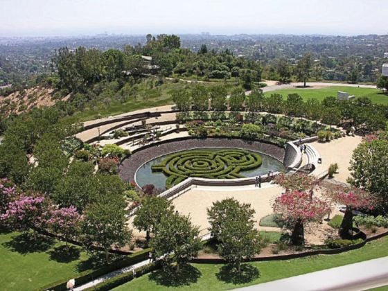 Robert Irwin, Central Garden – Getty Museum, Los Angeles – photo © Hal Beral-Corbis