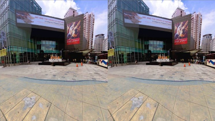 Screenshot dalla app dell'Ayala Museum di Makati