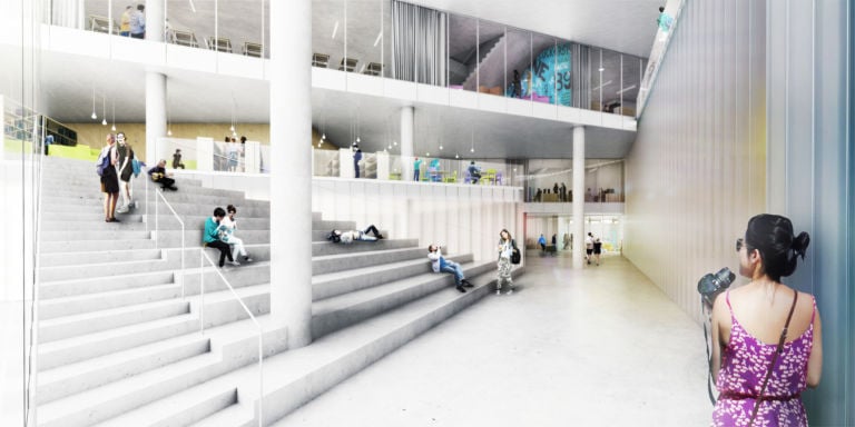 BIG Bjarke Ingels Group, progetto per la Wilson Secondary School di Arlington - Virginia. Credits: BIG