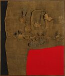 Alberto Burri Sacco e Rosso 1959 nuovo record per lartista Alberto Burri da record all'asta Sotheby’s Londra. Sacco e Rosso vola oltre i 9 milioni di sterline, ma la serata conferma l'avvio cauto del mercato nel 2016