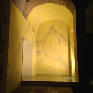 La Particella di Dio secondo Alberto di Fabio. A Napoli un nuovo Wall Painting permanente dell’artista a Castel Sant’Elmo: ecco le immagini