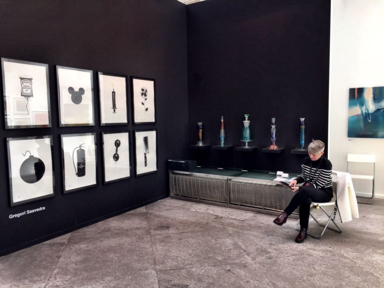 Art Madrid 2016 03 Madrid Updates: immagini di Art Madrid, nella galleria di cristallo del Palazzo di Cibeles. Livello più alto a questa seconda edizione, qualità altalenante