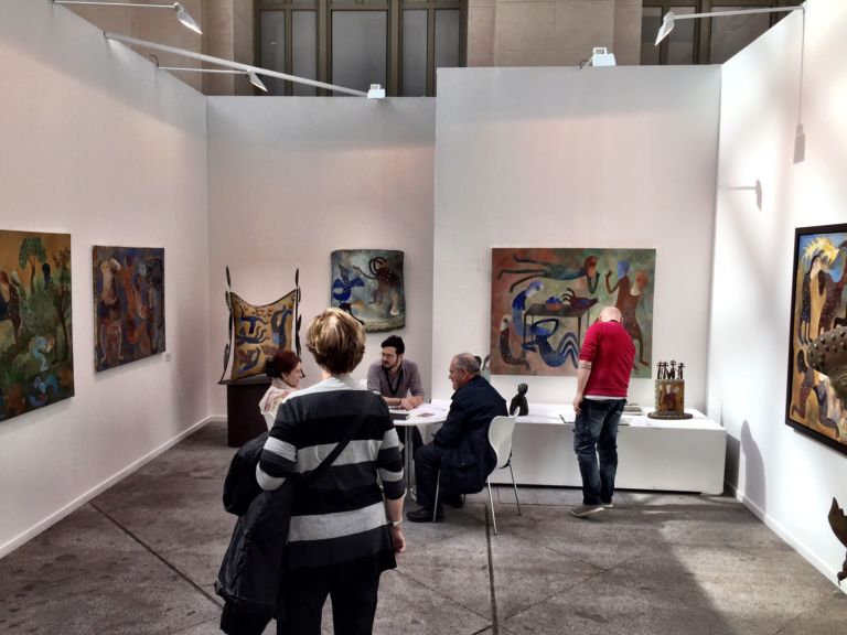 Art Madrid 2016 09 Madrid Updates: immagini di Art Madrid, nella galleria di cristallo del Palazzo di Cibeles. Livello più alto a questa seconda edizione, qualità altalenante