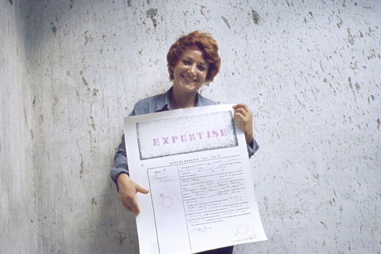 Cloti Ricciardi, Expertise. Conferma di identità, 1972