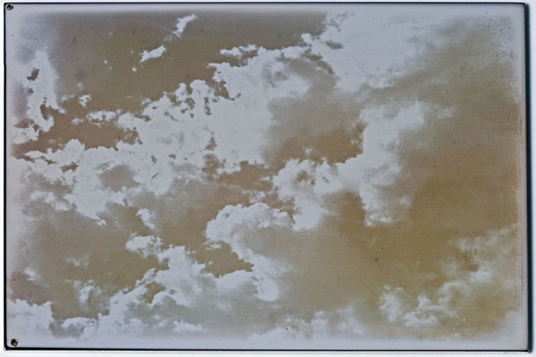 Evariste Richer, Nuages au iodure d’argent, 2005. 3 dagherrotipi - courtesy dell’artista