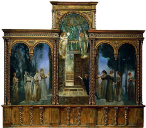 Giulio Aristide Sartorio, Le Vergini savie e le Vergini stolte, 1890-91 - Roma, Galleria d’Arte Moderna - Courtesy Roma Capitale