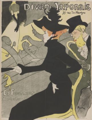 Henri de Toulouse-Lautrec, Divan Japonais, 1893 - Budapest, Galleria Nazionale