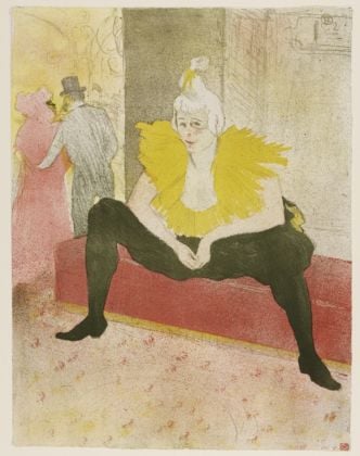 Henri de Toulouse-Lautrec, The Seated Clowness (Mademoiselle Cha-U-Kao), 1896 - Budapest, Galleria Nazionale