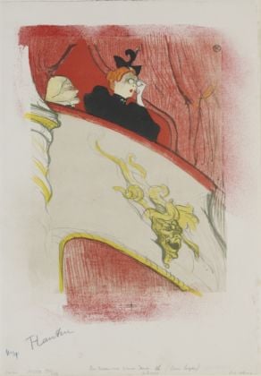 Henri de Toulouse-Lautrec, The Theatre Box with the Gilded Mask, 1893 - Budapest, Galleria Nazionale