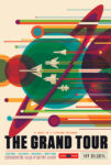 Manifesti per il turismo spaziale della Nasa grand tour La Nasa lancia la campagna pubblicitaria per un programma di turismo spaziale. Ma i manifesti sono quasi una mostra di grafica vintage: qui la gallery