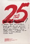 Manifesto serigrafato a mano dagli studenti del Movimento Studentesco di Architettura, su progetto di Albe Steiner, 1973