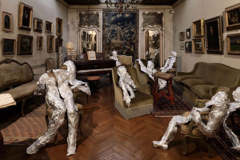 Martin Soto Climent, The silent visitors – installation view at Museo Pietro Canonica, Roma 2016 - courtesy of the Artist and T293, Roma-Napoli - photo Roberto Apa