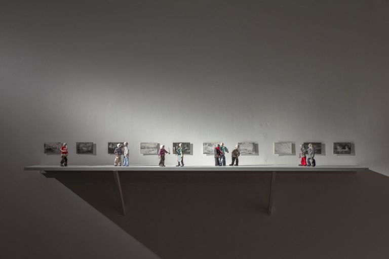 Nina Fischer & Maroan el Sani con Bertold Stallmach - Identity’s Rule of Three - installation view at Galleria Marie-Laure Fleisch, Roma 2016 – photo Giorgio Benni