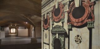 Pablo Bronstein – Studi di scomposizione manierista - installation view at Museo Marino Marini, Firenze 2016 - photo Valentina Silvestrini