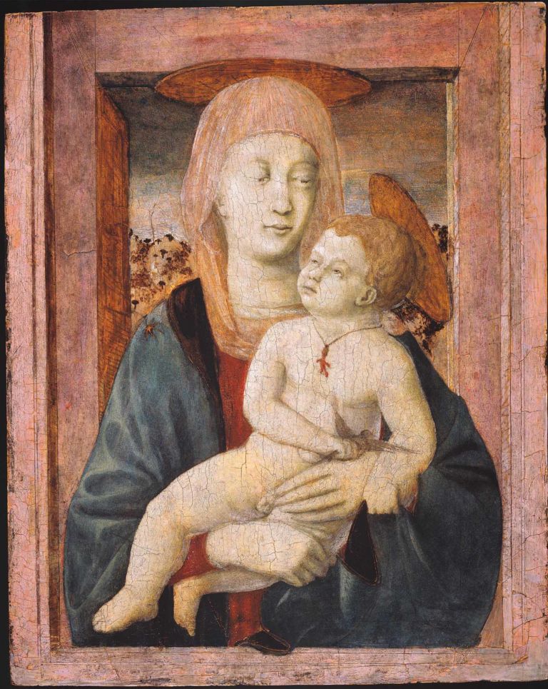 Piero della Francesca, Madonna col bambino, 1432-39, tempera su tavola. The Alana Collection
