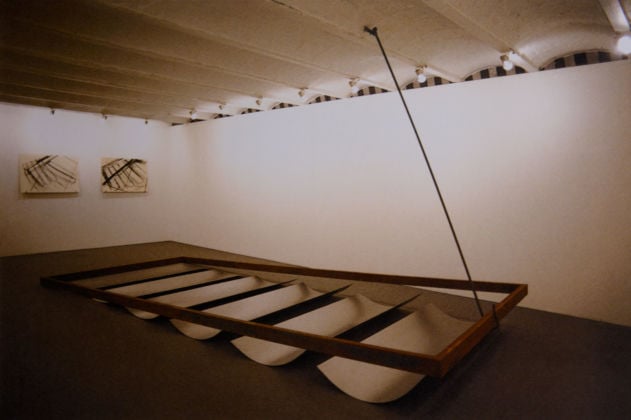 Pietro Coletta, Sogliasoffio, 1990 - installation view at Studio G7, Bologna
