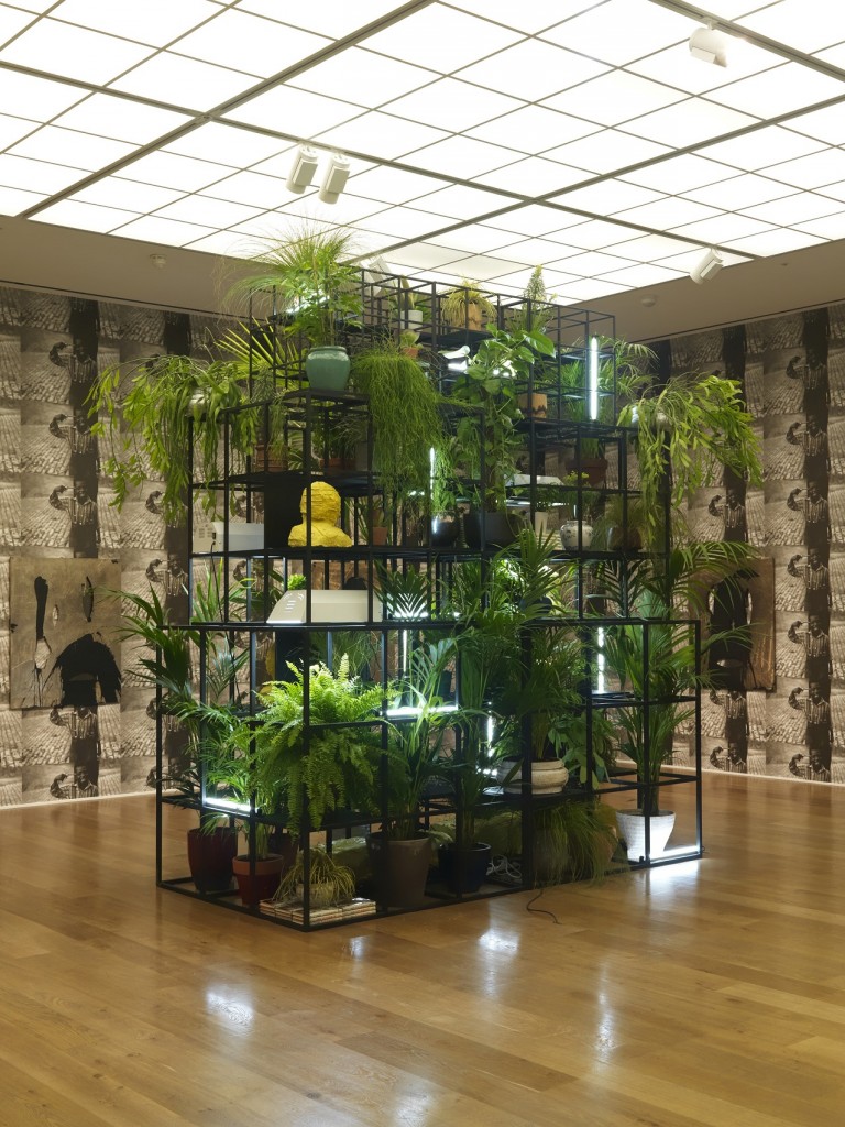 Rashid Johnson, Fatherhood, 2015 - © Rashid Johnson, Courtesy l’artista e Hauser & Wirth, Foto Alex Delfanne