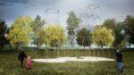 Serpentine Summer House 2016 designed by Yona Friedman Design render © AECOM Ecco come sarà il Serpentine Pavilion di Bjarke Ingels a Londra. E i 4 “fratelli” minori di Kunlé Adeyemi, Barkow Leibinger, Asif Khan e Yona Friedman