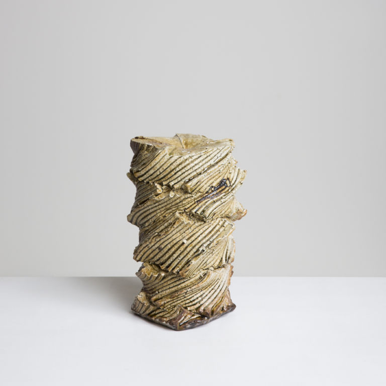 Shozo Michikawa, Natural Ash Sculptural Form, grès, 2015