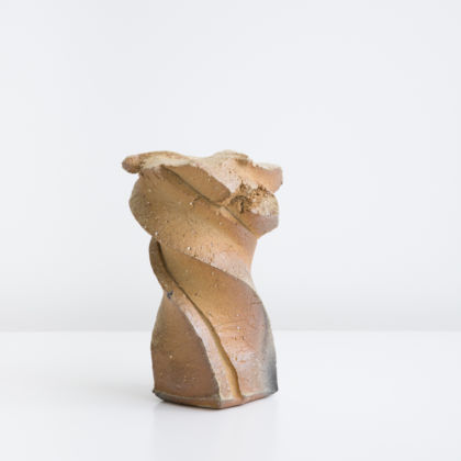 Shozo Michikawa, Natural Ash Sculptural Form, grès, 2015