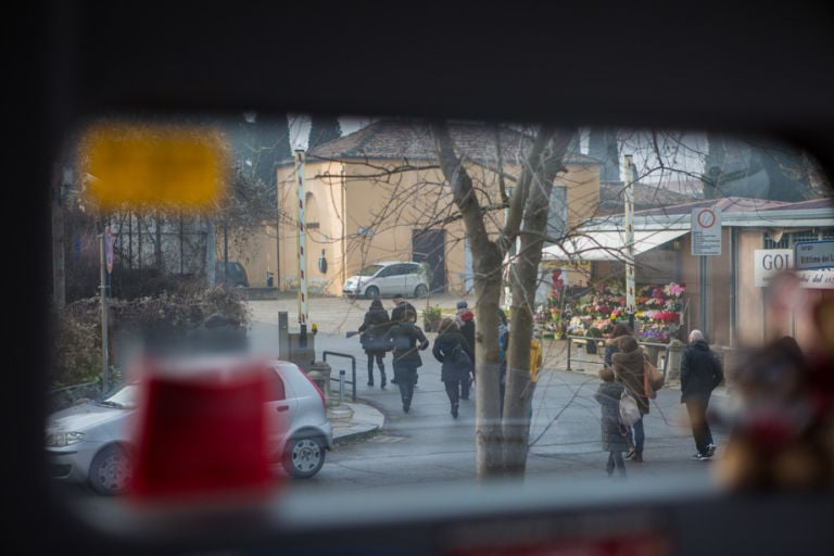 Tour Bologna Savigno con Flavio Favelli foto Giovanni De Angelis Bologna Updates: Flavio Favelli raccontato da Mariagrazia Pontorno e Giovanni De Angelis. Reportage dal tour romagnolo nel sabato di Arte Fiera