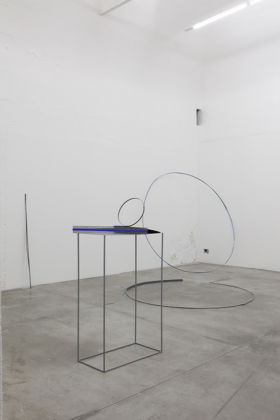 Alice Cattaneo – Un qui puntiforme unitissimo - installation view at Galleria CollicaliGreggi, Catania 2016
