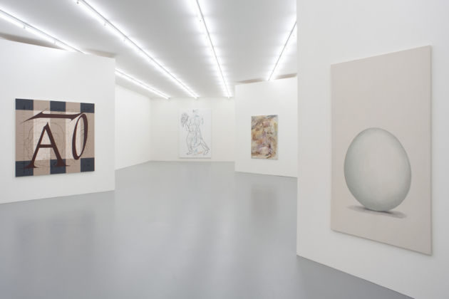 Allison Katz – AKA - installation view at Galleria Giò Marconi, Milano 2016