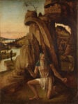 Alvise Vivarini, San Girolamo penitente nel paesaggio, 1476-77 ca. - Bergamo, Accademia Carrara