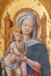 Antonio Vivarini e Bartolomeo Vivarini, Madonna con Bambino in trono, scomparto di polittico, 1452-53 ca. - Bari, Pinacoteca Metropolitana