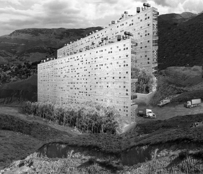 Aristide Antonas, Vertical disposition of infrastructure, from the series Vertical Village, 2013-15