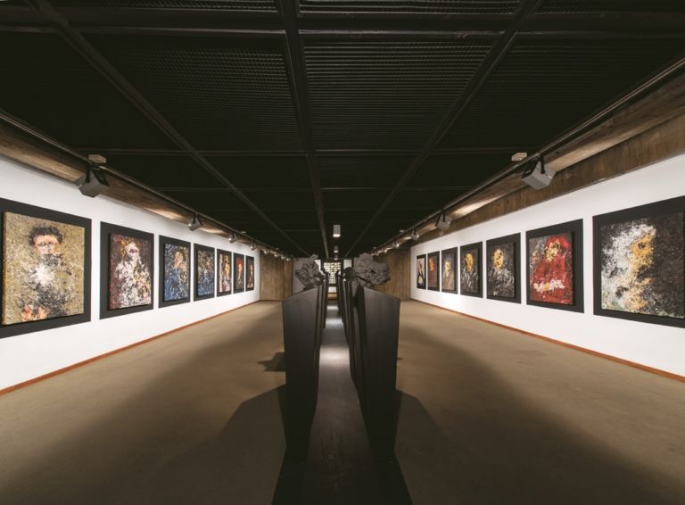 Bizhan Bassiri - La Riserva Aurea del Pensiero Magmatico - installation view at Macro Testaccio, Roma 2016