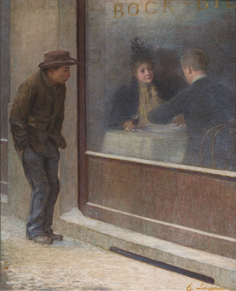 Emilio Longoni, Riflessioni di un affamato, 1893-94 - Biella, Museo del Territorio Biellese