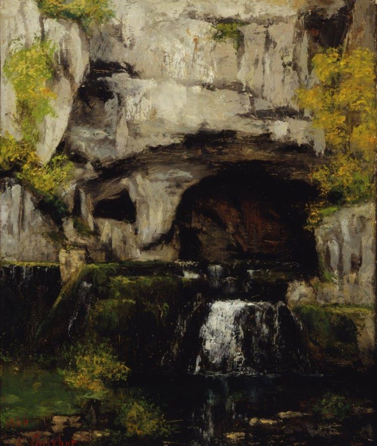 Gustave Courbet, La sorgente del Lison, 1864, Collezione privata