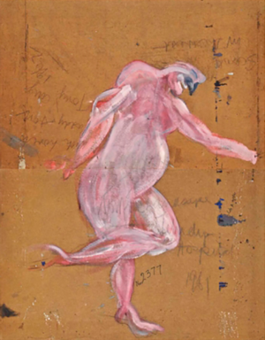 Questo sgorbio può essere attribuito a Francis Bacon? Un nudo appena abbozzato andrà all’asta da Christie’s con stima di 30mila sterline